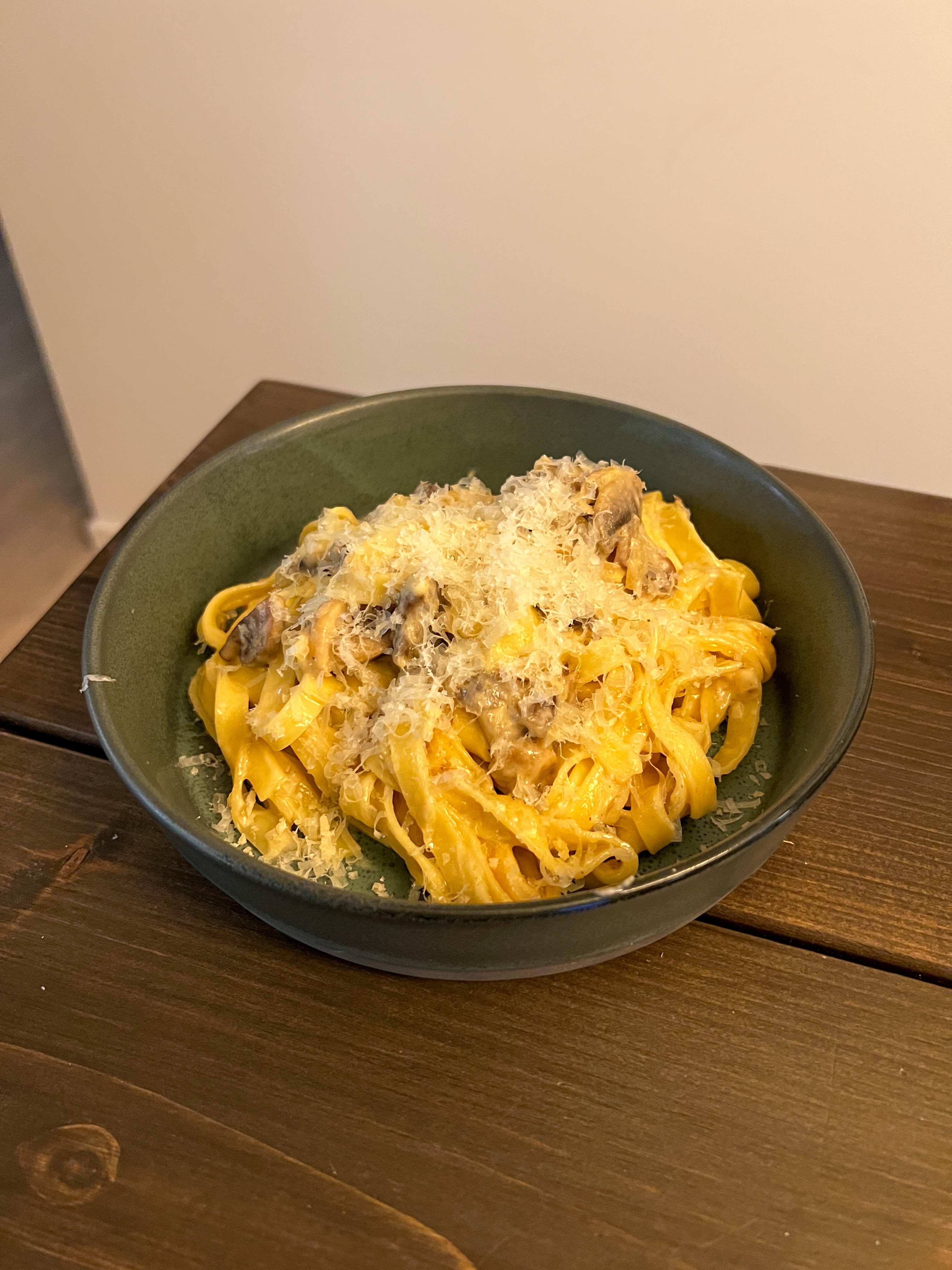 Champinjon och tryffelpasta