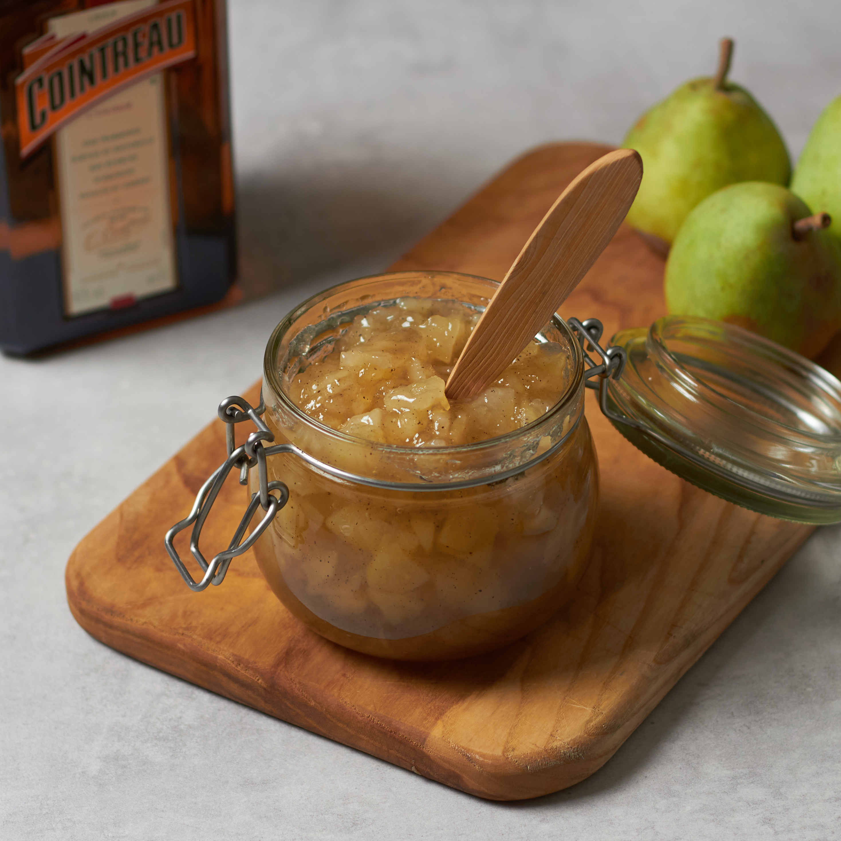 Päronmarmelad med Vanilj och Cointreau
